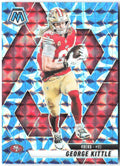 George Kittle Panini Mosaic - Mosaic Reactive Blue 46 2025 San Francisco 49ers