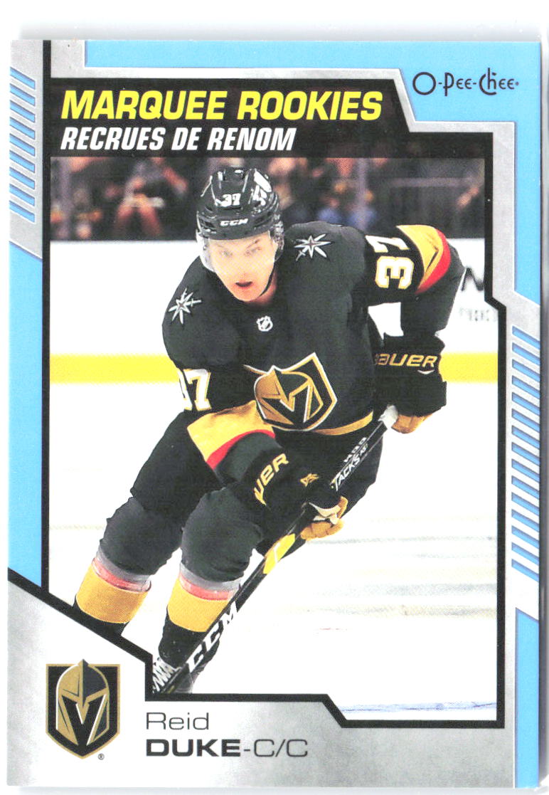 Reid Duke Upper Deck - 2020-21 O-Pee-Chee Update Blue 621 2020-21 Vegas Golden Knights RC