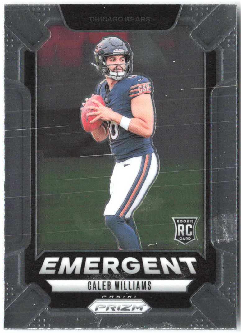 Caleb Williams Panini Prizm - Emergent 1 2024 Chicago Bears