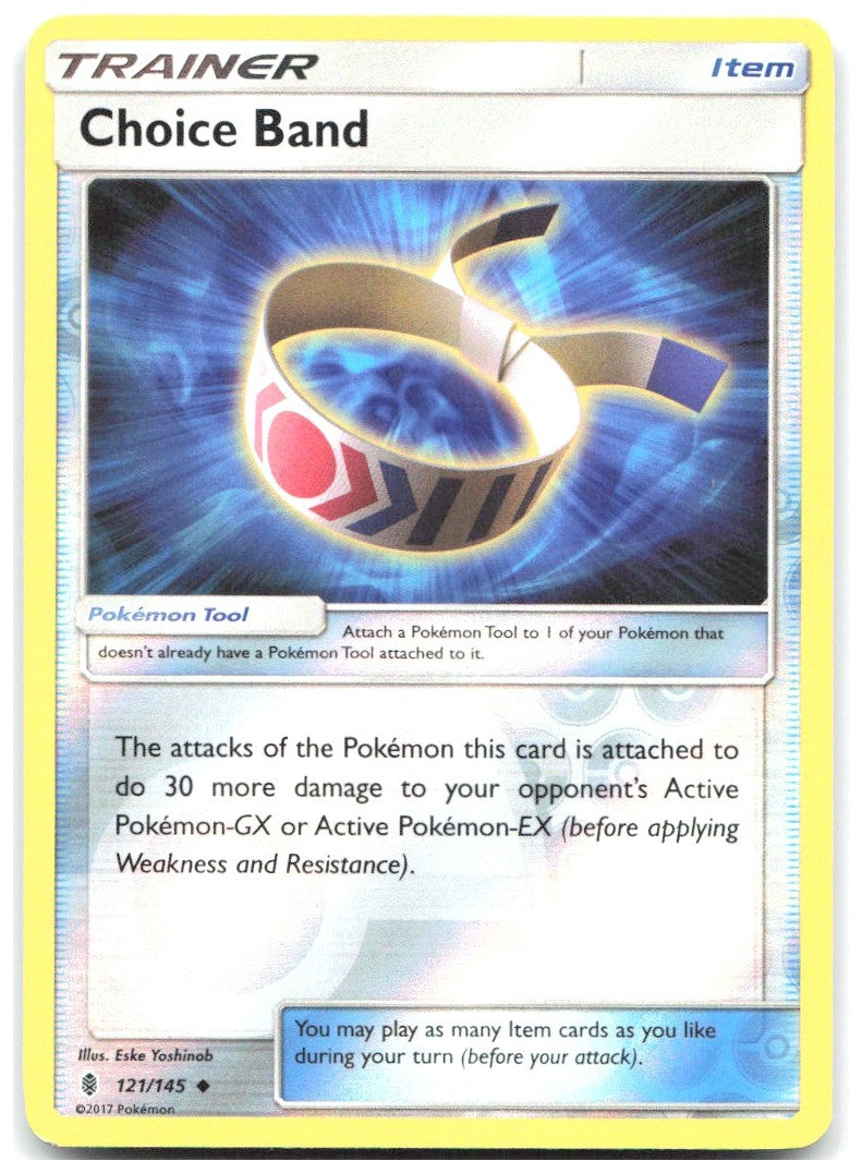 Choice Band Reverse Holo Uncommon SM Guardians Rising 121/145 NM Eske Yoshinob