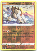 Terrakion Reverse Holo Holo Rare SWSH12 Silver Tempest 097/195 NM nagimiso