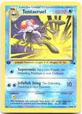 Tentacruel 1st Edition Uncommon Fossil 44/62 LP Kagemaru Himeno