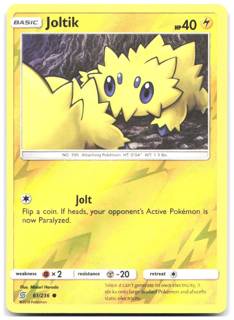 Joltik Reverse Holo Common SM Unified Minds 61/236 NM Midori Harada