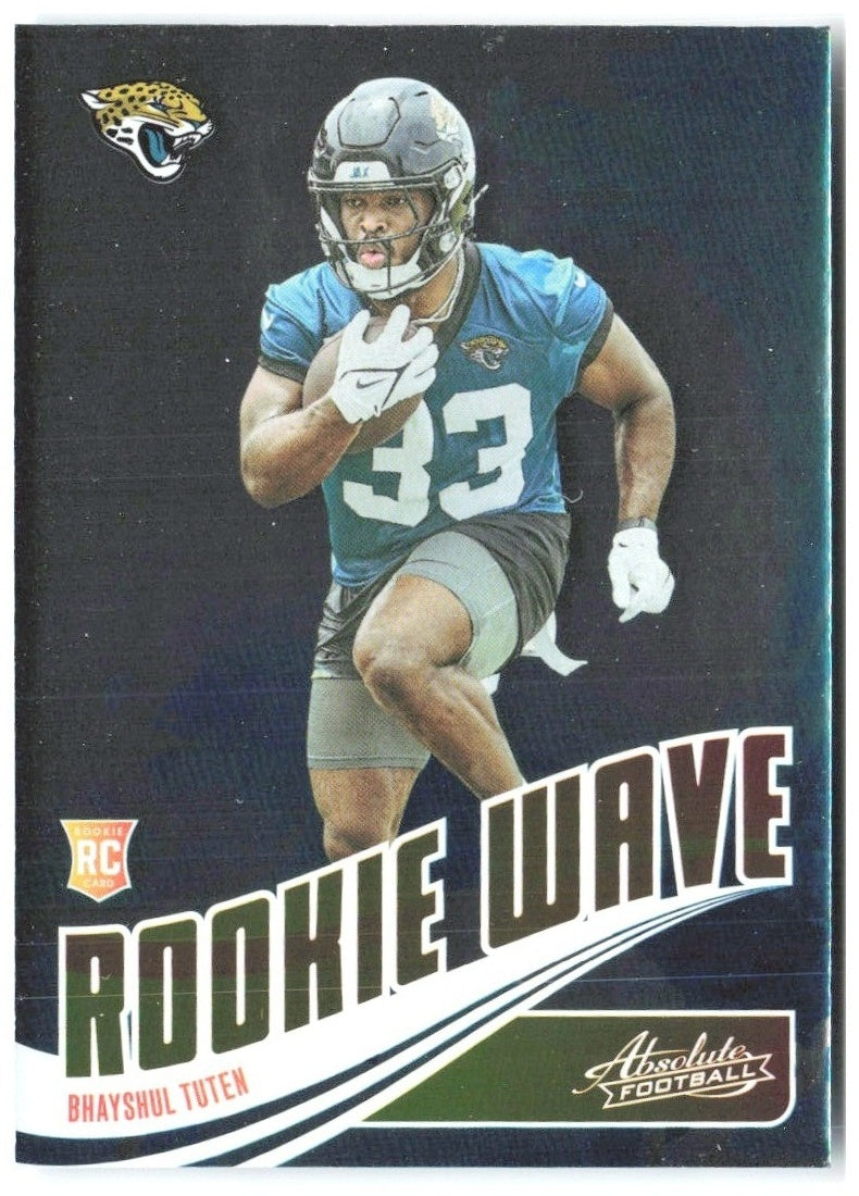 Bhayshul Tuten Panini Absolute - Rookie Wave RW-BTN 2025 Jacksonville Jaguars