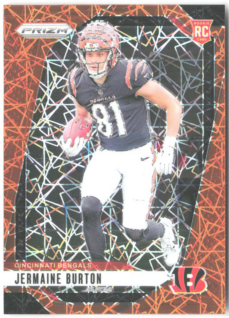 Jermaine Burton Panini Prizm - Lazer 350 2024 Cincinnati Bengals