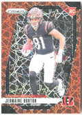 Jermaine Burton Panini Prizm - Lazer 350 2024 Cincinnati Bengals