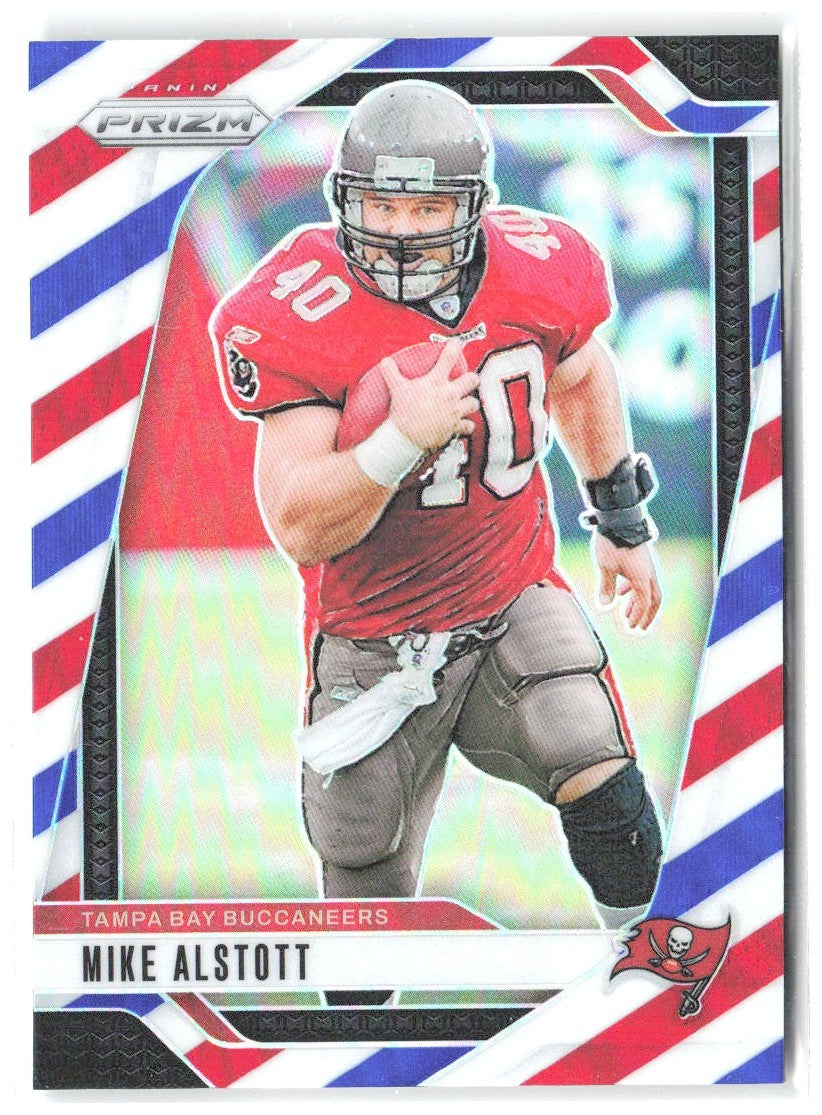Mike Alstott Panini Prizm - Red White and Blue 275 2024 Tampa Bay Buccaneers