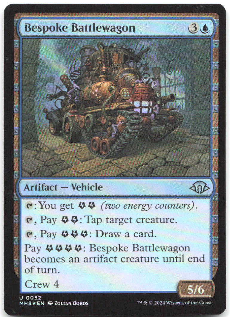 Bespoke Battlewagon Foil U Modern Horizons 3 52 NM Zoltan Boros
