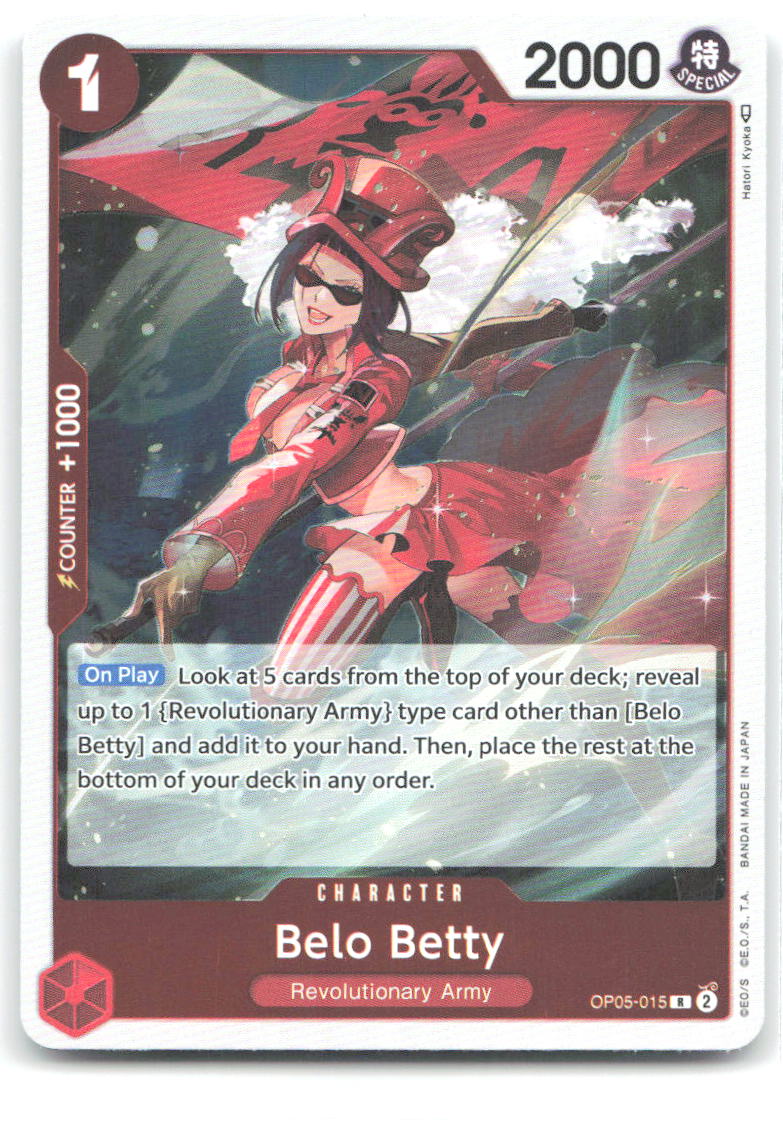 Belo Betty 015 Foil R Awakening of the New Era OP05 015 NM