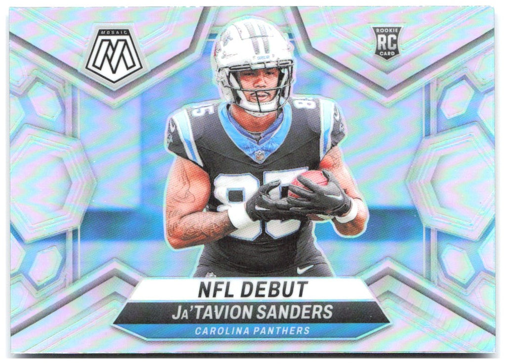 Ja'Tavion Sanders Panini Mosaic - Silver 288 2024 Carolina Panthers