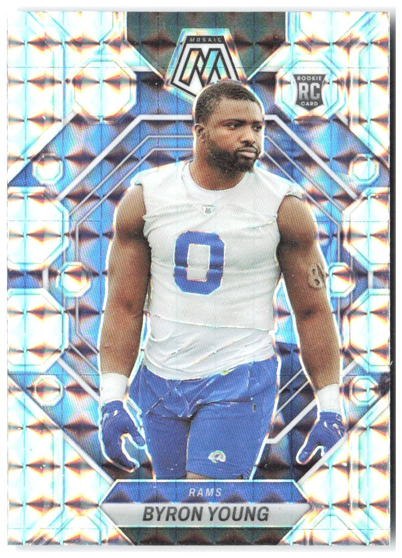 Byron Young Panini Mosaic - Mosaic 291 2023 Los Angeles Rams