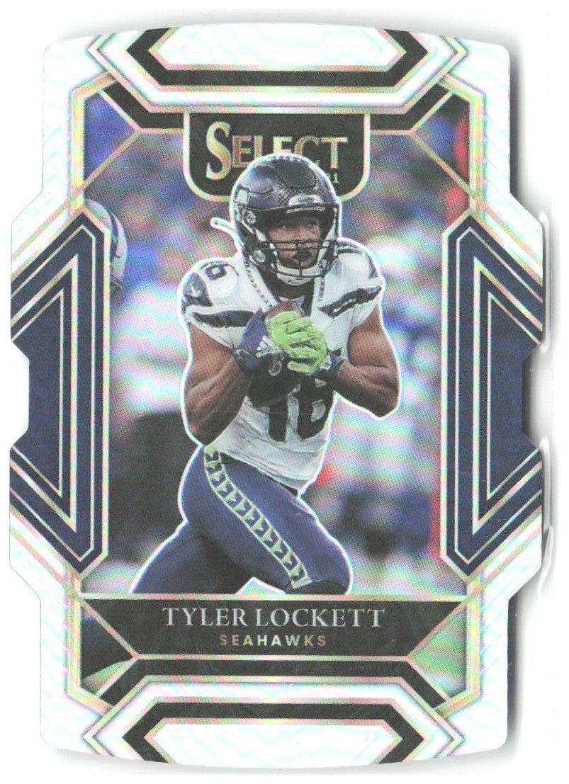Tyler Lockett Panini Select - Silver Prizm Die Cut 230 2021 Seattle Seahawks