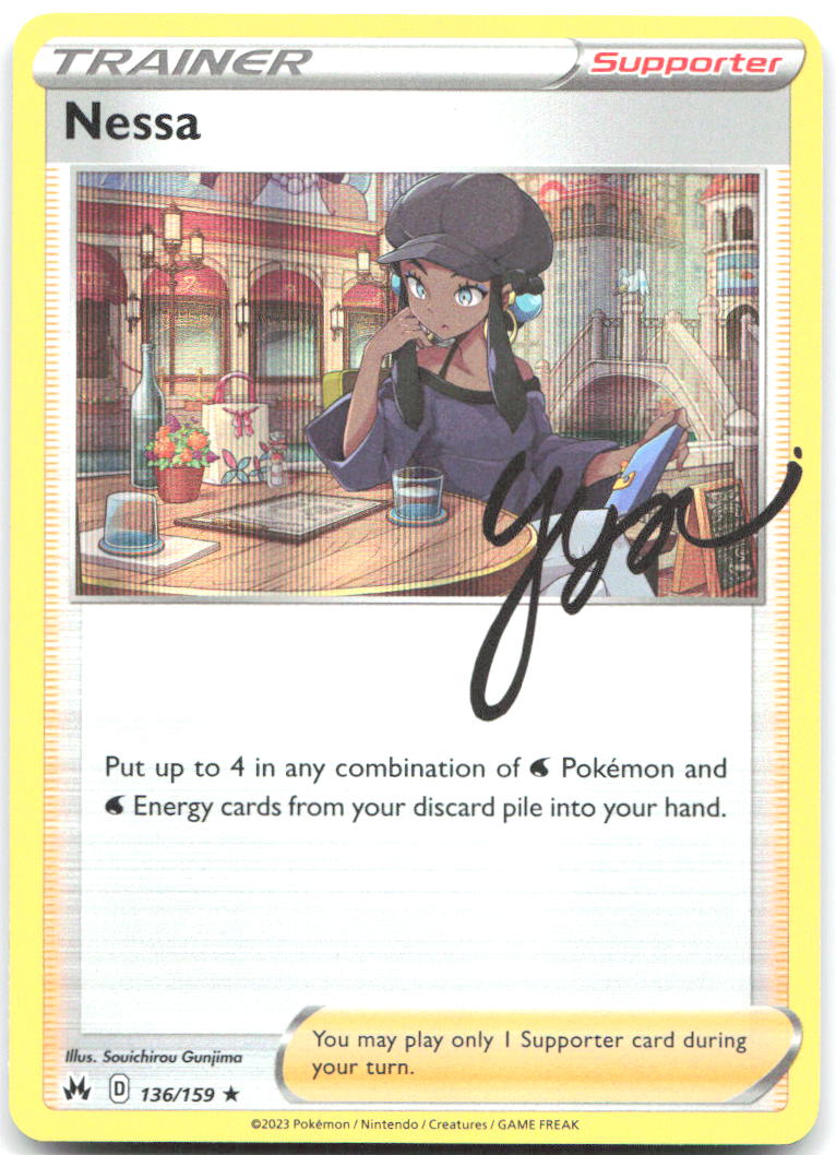 Nessa Holo Rare SWSH: Crown Zenith 136/159 NM Souichirou Gunjima