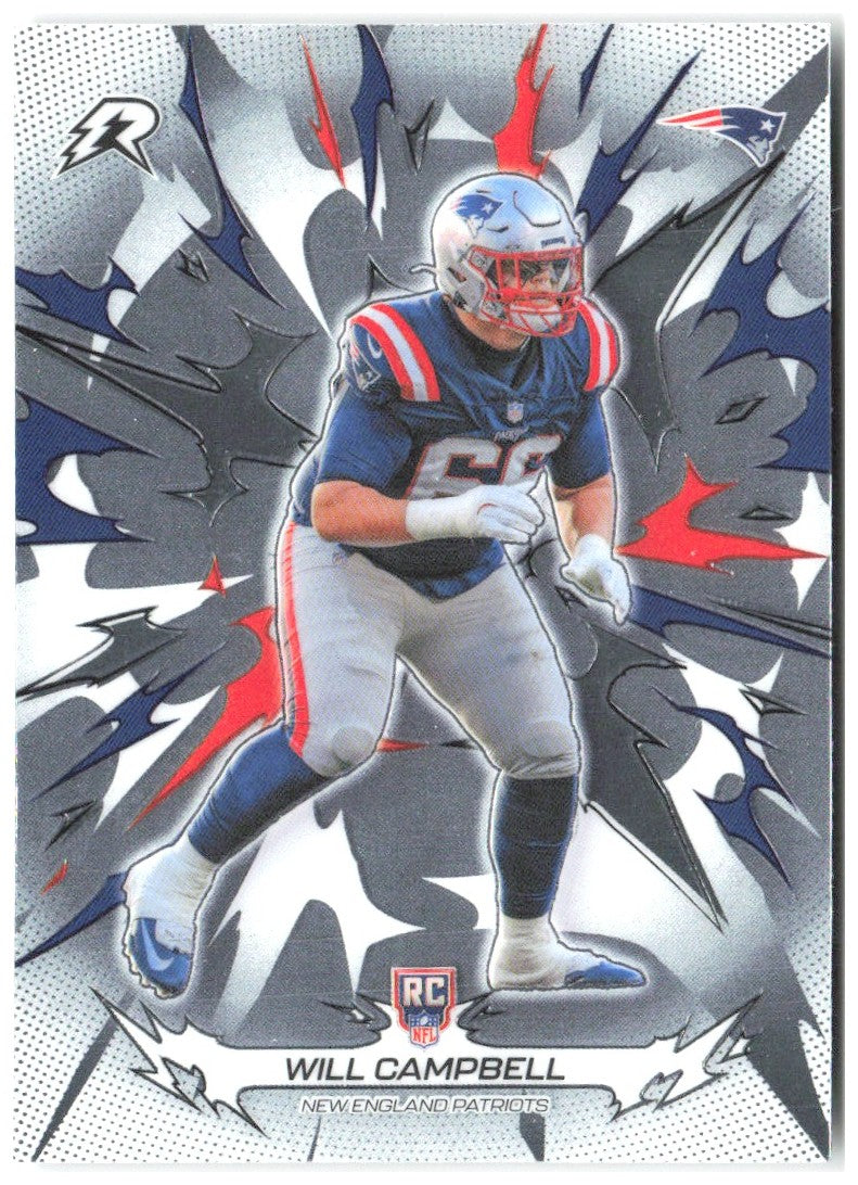 Will Campbell Topps Resurgence 160 2025 New England Patriots RC