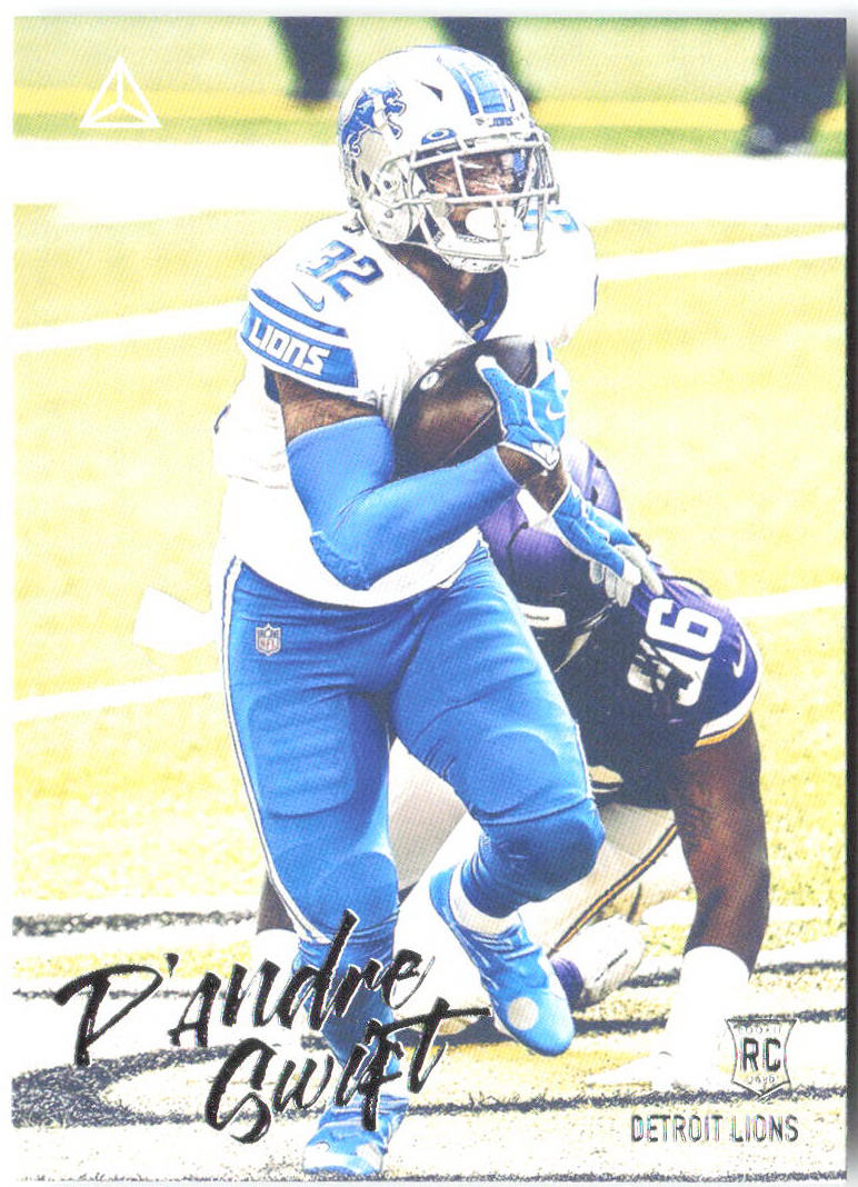 D'Andre Swift Panini Chronicles Luminance Update Rookies 211 2020 Detroit Lions