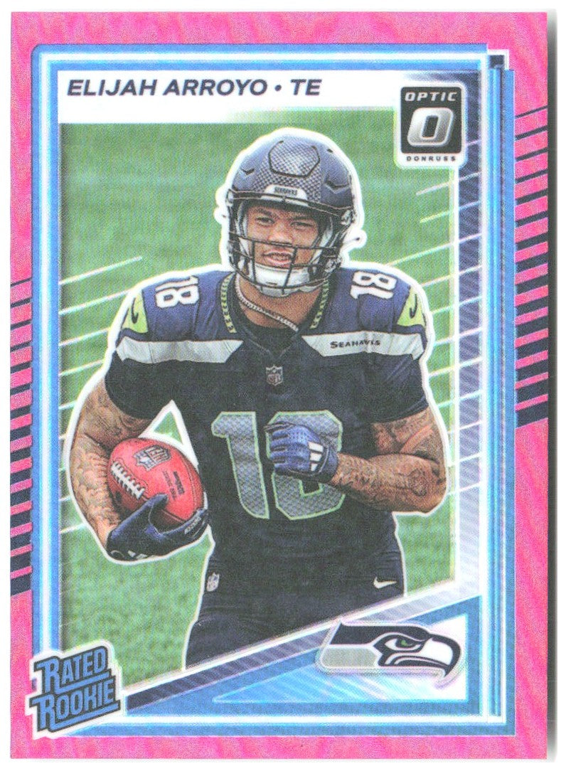 Elijah Arroyo Donruss Optic - Pink 214 2025 Seattle Seahawks