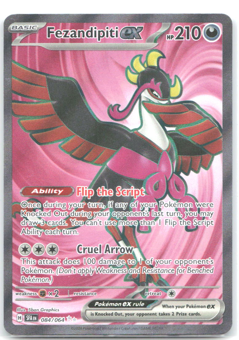 Fezandipiti ex Holo Ultra Rare SV: Shrouded Fable 084/064 NM takuyoa