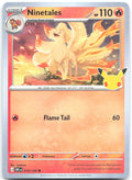 Ninetales Holo Common ME 30th Celebration 010/128 NM kodama