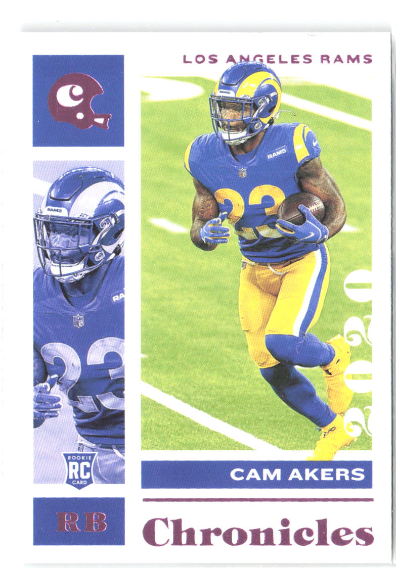 Cam Akers Panini Chronicles - Pink 56 2020 Los Angeles Rams