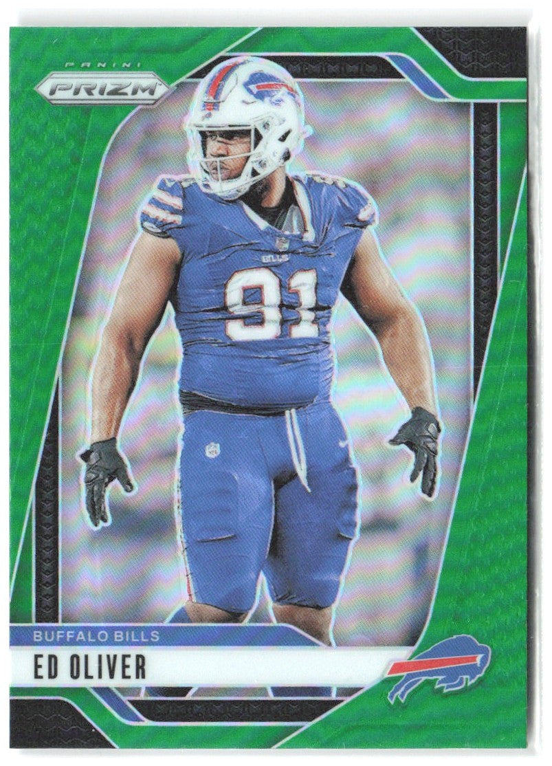 Ed Oliver Panini Prizm - Green 32 2024 Buffalo Bills