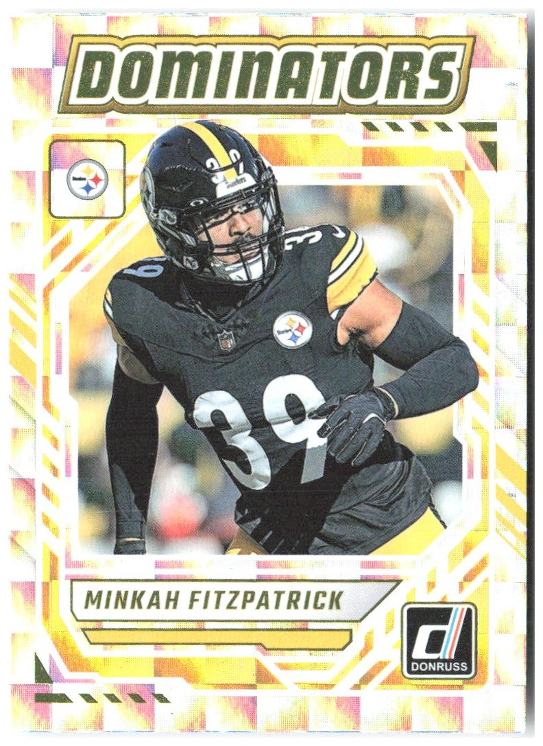 Minkah Fitzpatrick Donruss - Dominators DOM-MFK 2025 Pittsburgh Steelers