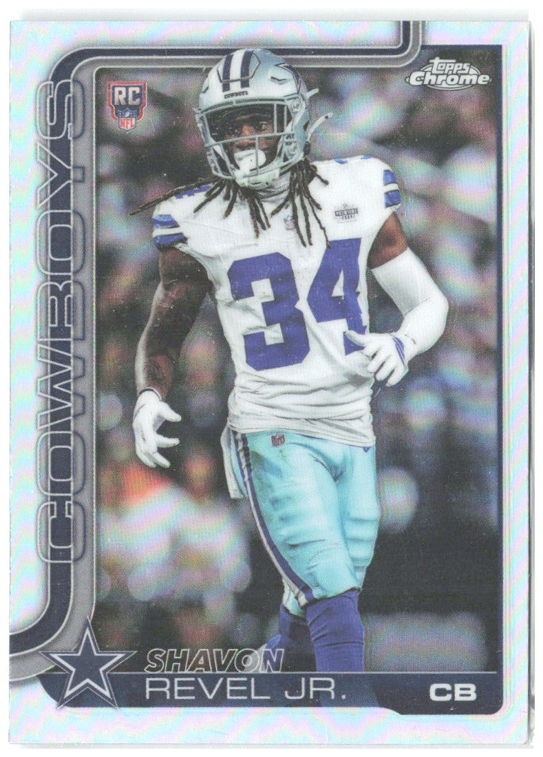Shavon Revel Jr. Topps Chrome - Refractor 301 2025 Dallas Cowboys