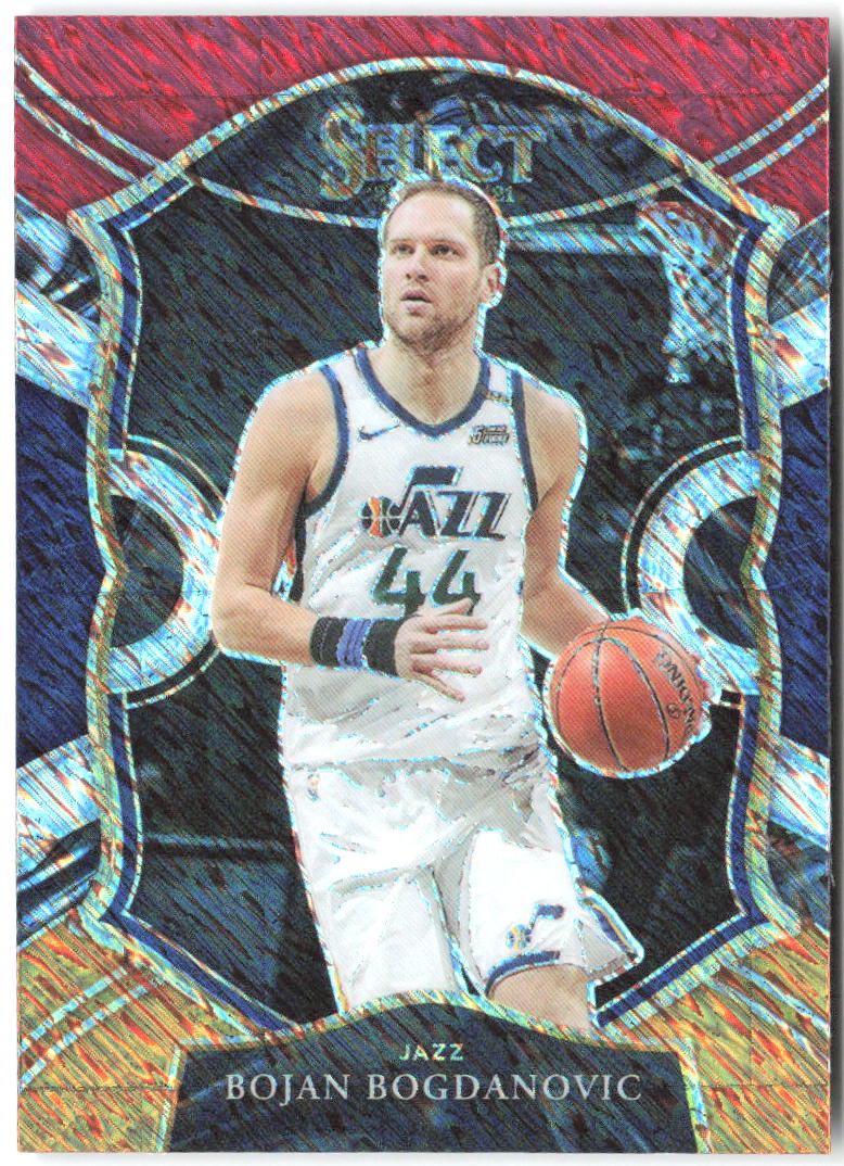 Bojan Bogdanovic Red White Orange Shimmer Panini Select - Red White Orange Shimmer 47 NM