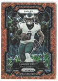 D'Andre Swift Panini Prizm - Lazer 237 2023 Philadelphia Eagles