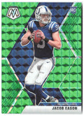 Jacob Eason Panini Mosaic - Prizm Green 236 2020 Indianapolis Colts