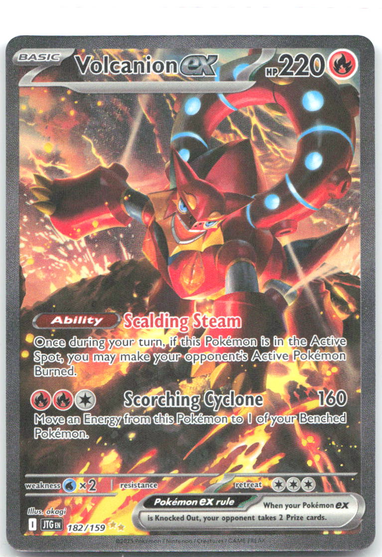 Volcanion ex Holo Special Illustration Rare SV09: Journey Together 182/159 NM akagi