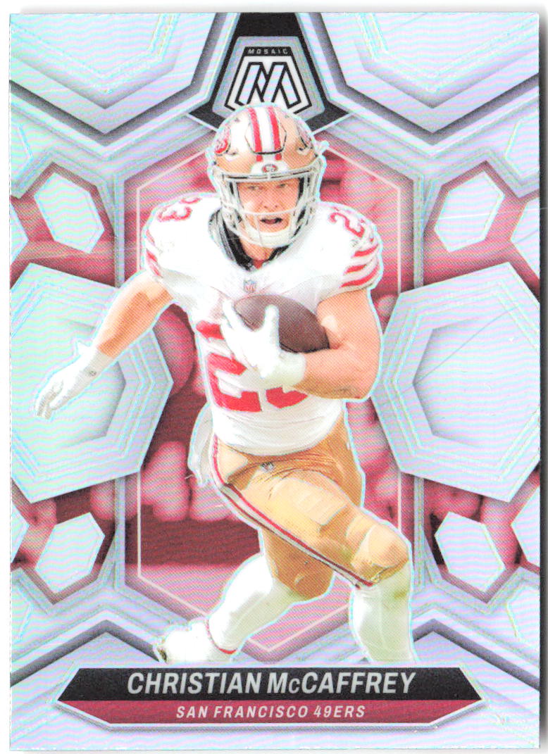 Christian McCaffrey Panini Mosaic - Silver 191 2024 San Francisco 49ers