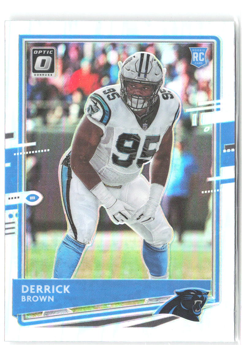 Derrick Brown Donruss Optic - Holo 114 2020 Carolina Panthers
