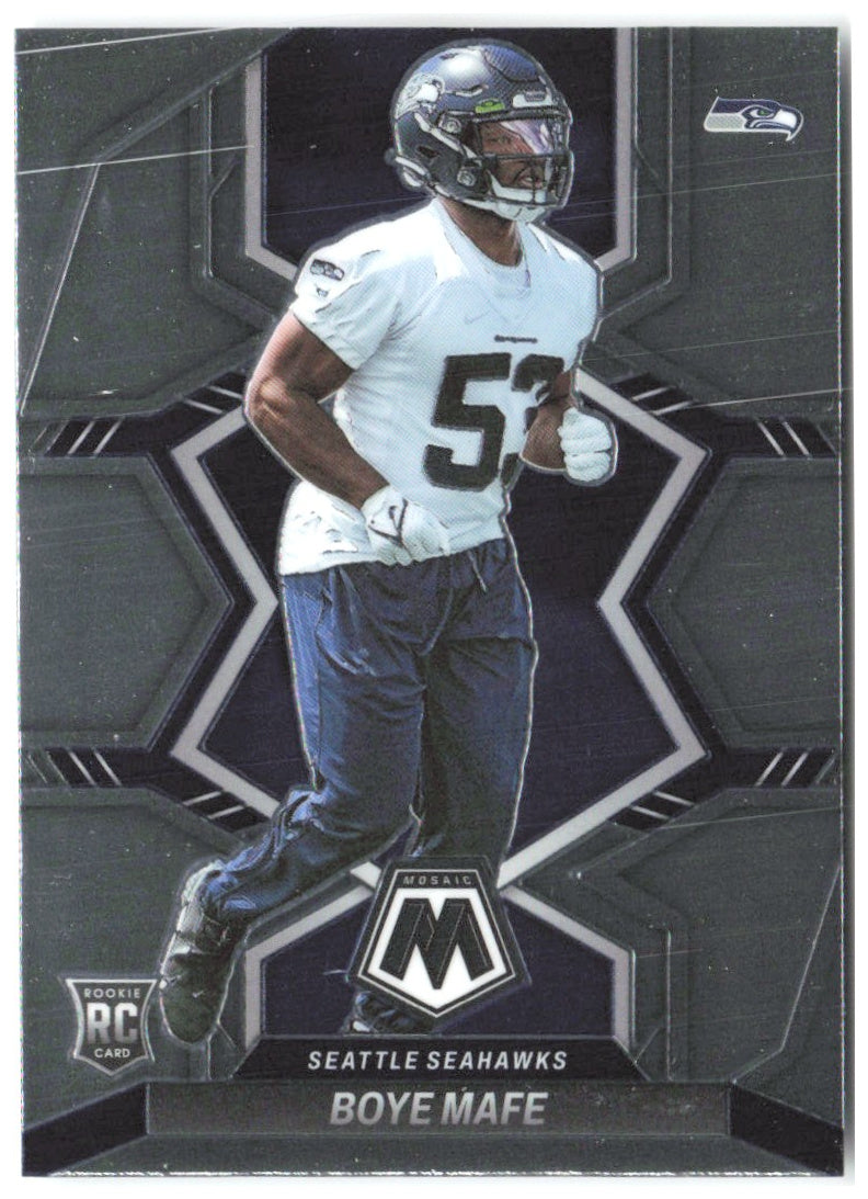 Boye Mafe Panini Mosaic 385 2022 Seattle Seahawks RC