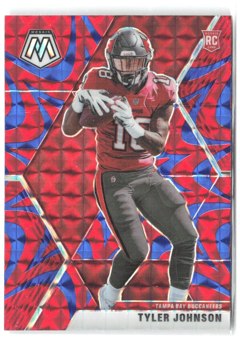 Tyler Johnson Panini Mosaic - Prizm Reactive Blue 241 2020 Tampa Bay Buccaneers