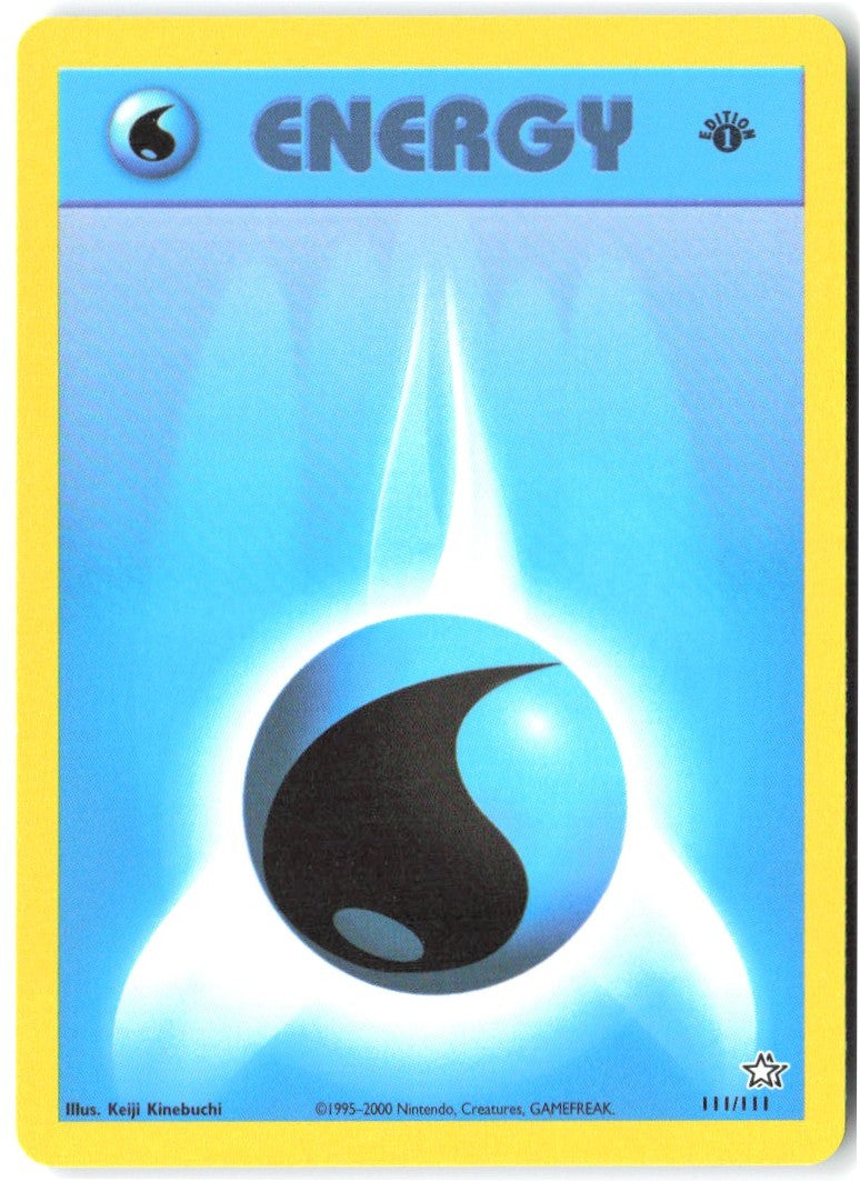 Water Energy 1st Edition Common Neo Genesis 111/111 NM Keiji Kinebuchi