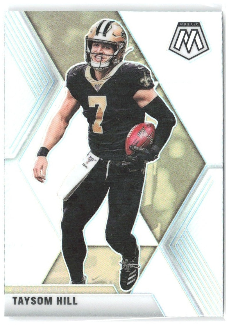 Taysom Hill Panini Mosaic - Prizm Silver 146 2020 New Orleans Saints