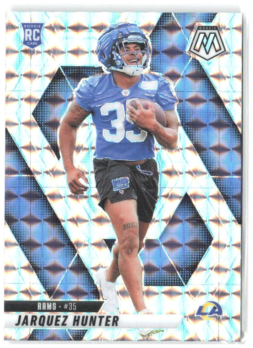 Jarquez Hunter Panini Mosaic - Mosaic 380 2025 Los Angeles Rams