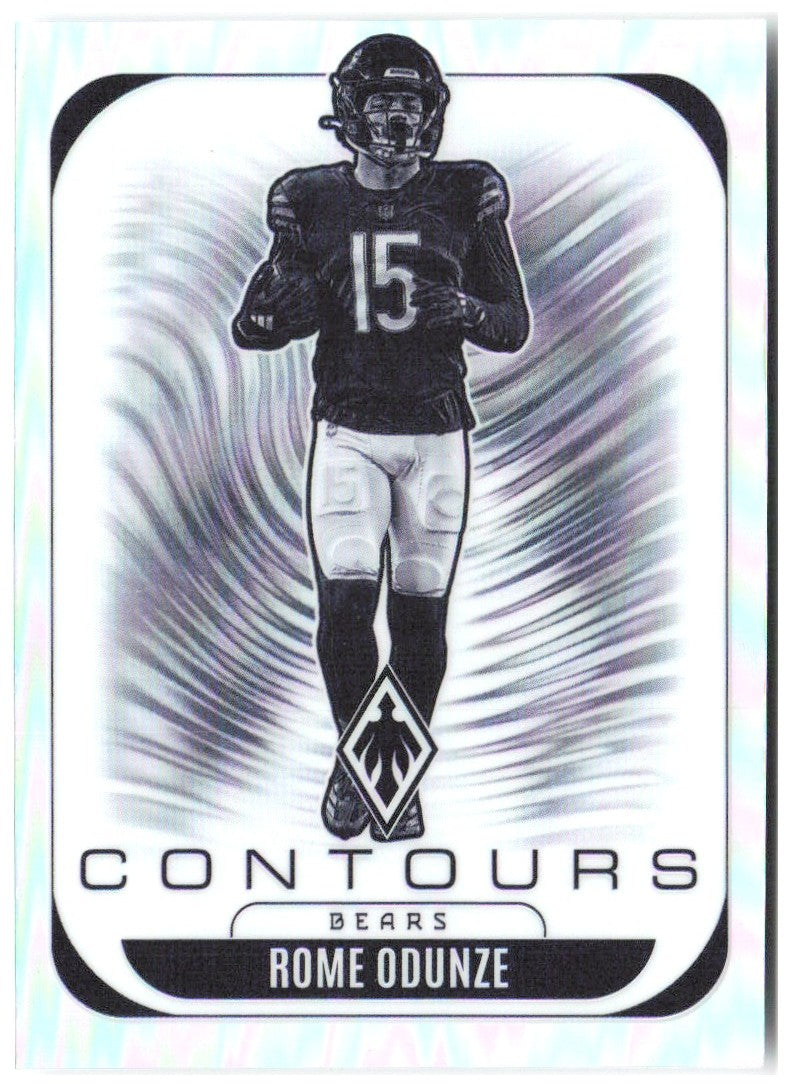 Rome Odunze Panini Phoenix - Contours 6 2025 Chicago Bears
