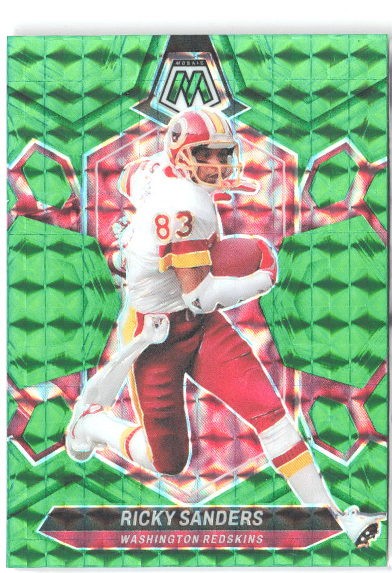 Ricky Sanders Panini Mosaic - Mosaic Green 240 2024 Washington Redskins