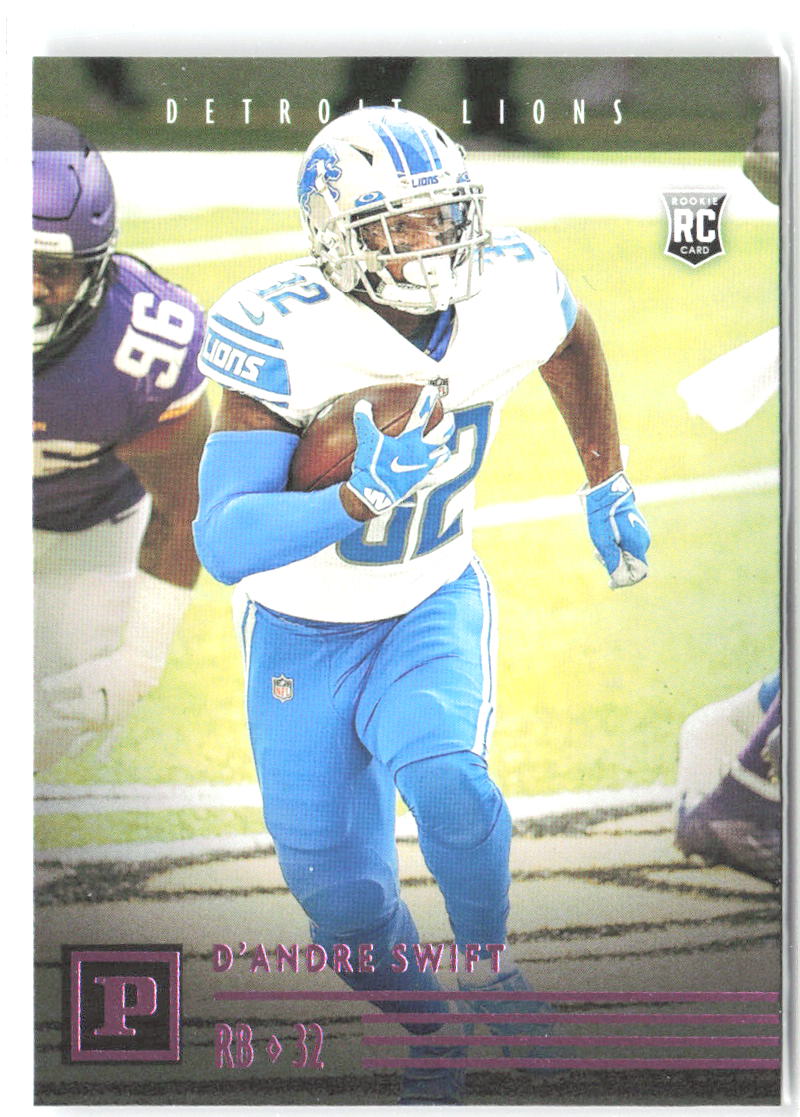 D'Andre Swift Panini Chronicles - Panini Pink PA-10 2020 Detroit Lions