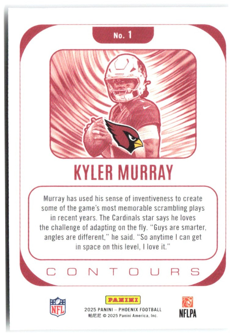 Kyler Murray Panini Phoenix - Contours 1 2025 Arizona Cardinals