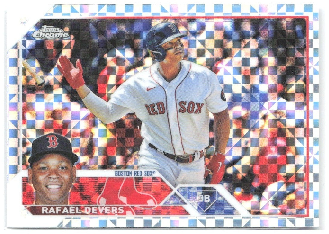 Rafael Devers Topps Chrome - X-Fractors 206 2023 Boston Red Sox