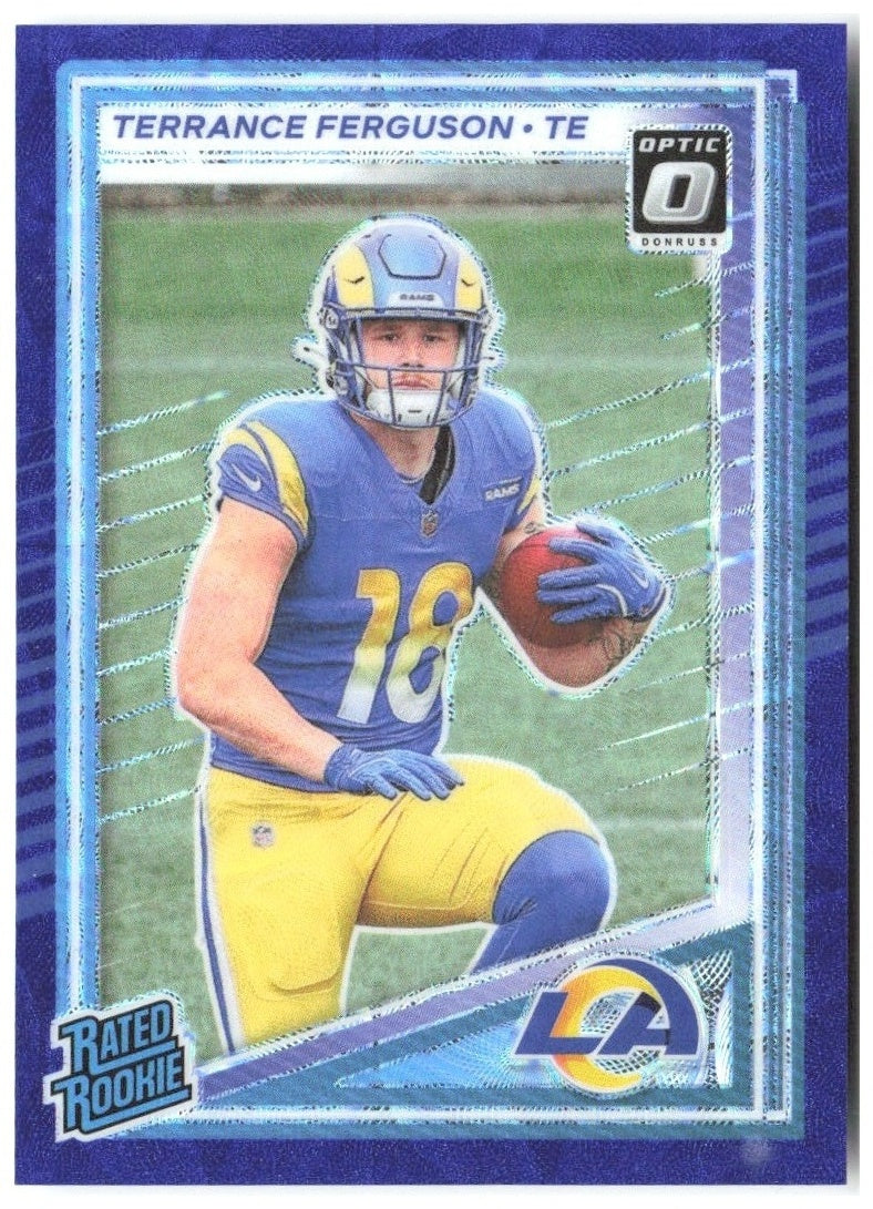 Terrance Ferguson Donruss - Optic Rated Rookies Preview Blue Scope 323 2025 Rams