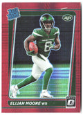 Elijah Moore Donruss Optic - Red Hyper 216 2021 New York Jets