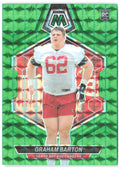 Graham Barton Panini Mosaic - Mosaic Green 326 2024 Tampa Bay Buccaneers
