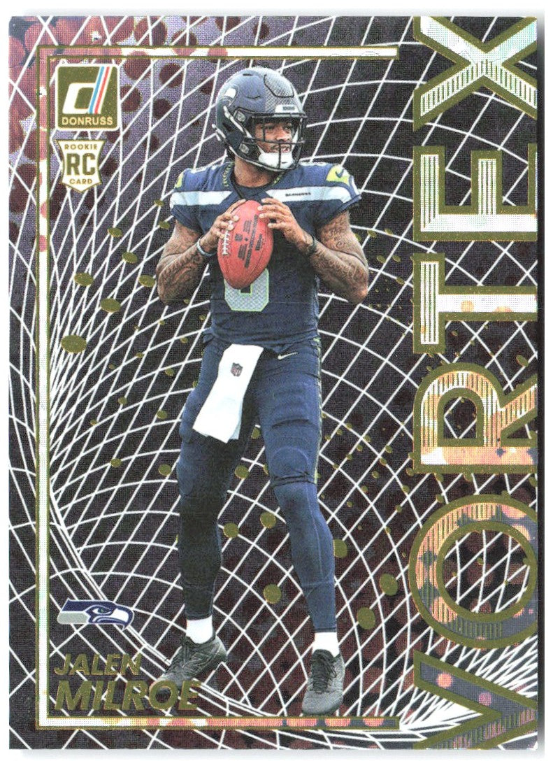 Jalen Milroe Donruss - Vortex 12 2025 Seattle Seahawks