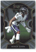 Patrick Queen Panini Select 93 2020 Baltimore Ravens RC