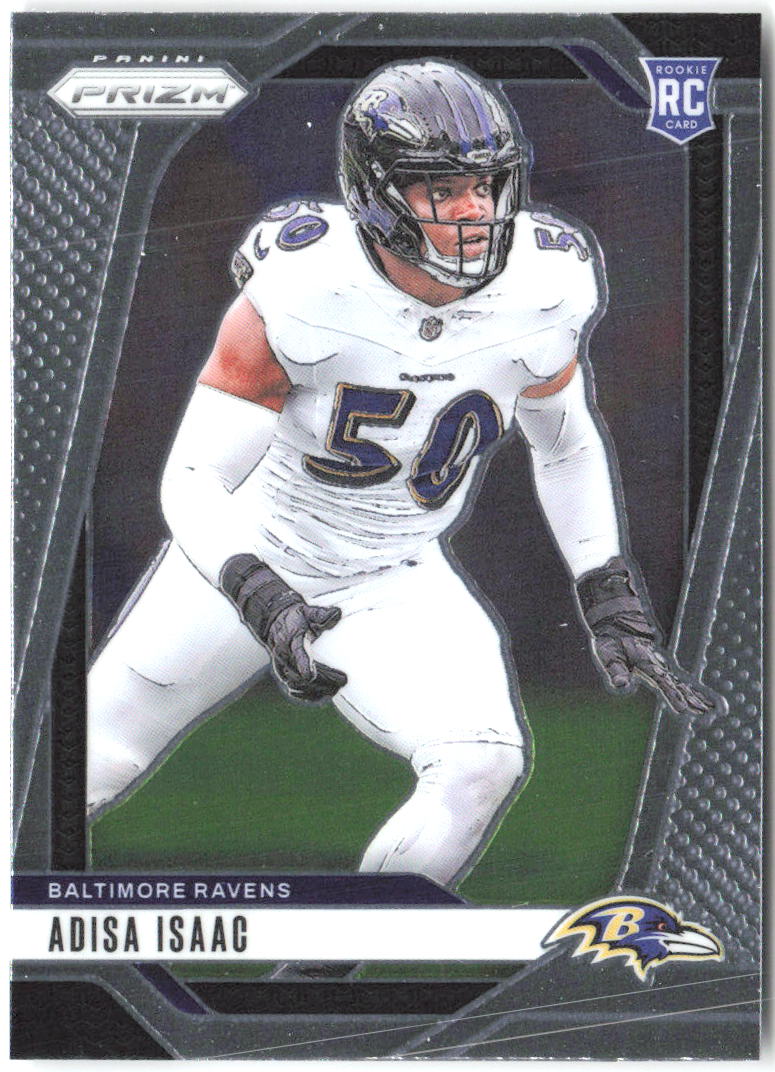 Adisa Isaac Panini Prizm 302 2024 Baltimore Ravens RC