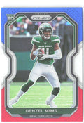 Denzel Mims Panini Prizm - Prizm Red White and Blue 355 2020 New York Jets