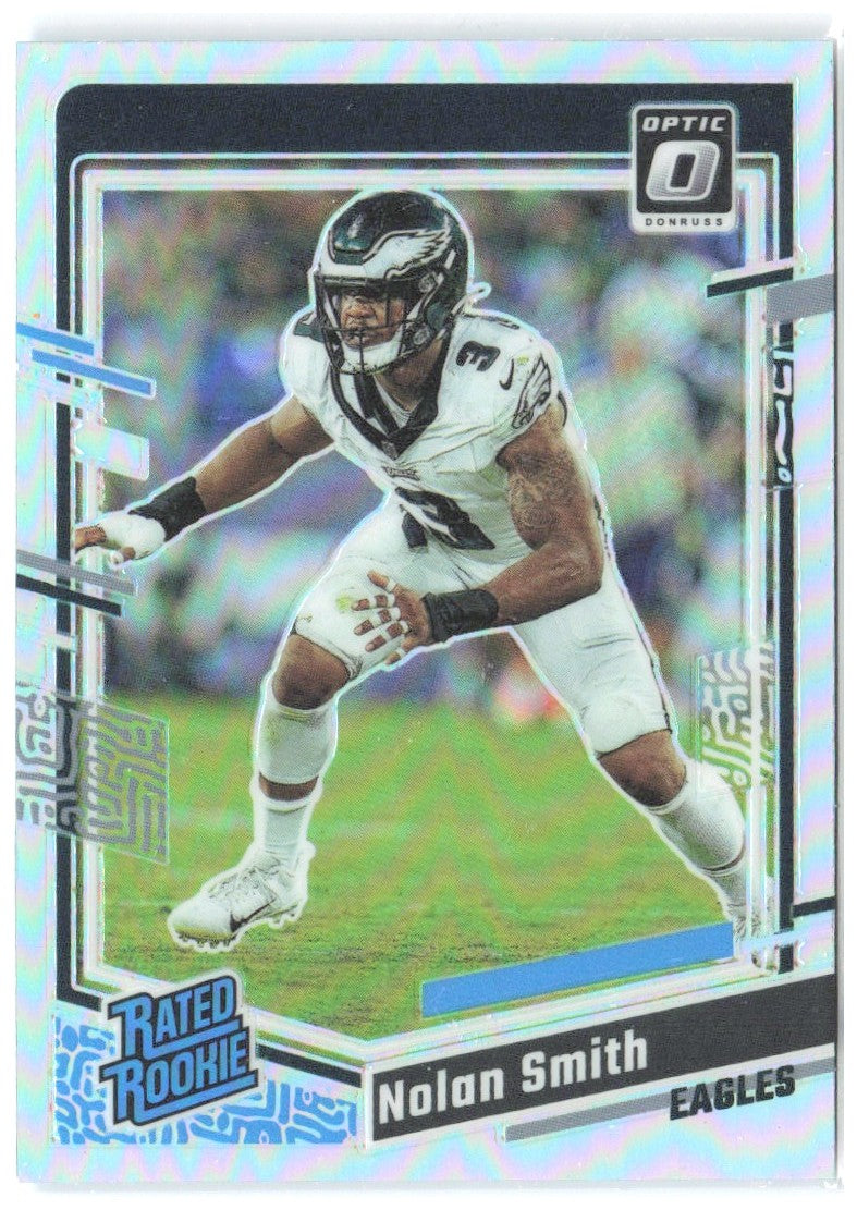 Nolan Smith Donruss Optic - Holo 283 2023 Philadelphia Eagles